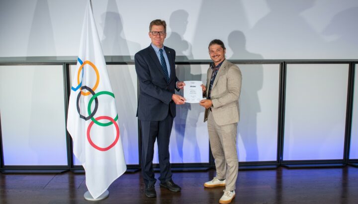 IOC Diplom für Marc Sohm: “Willkommen in der olympischen Familie” 01